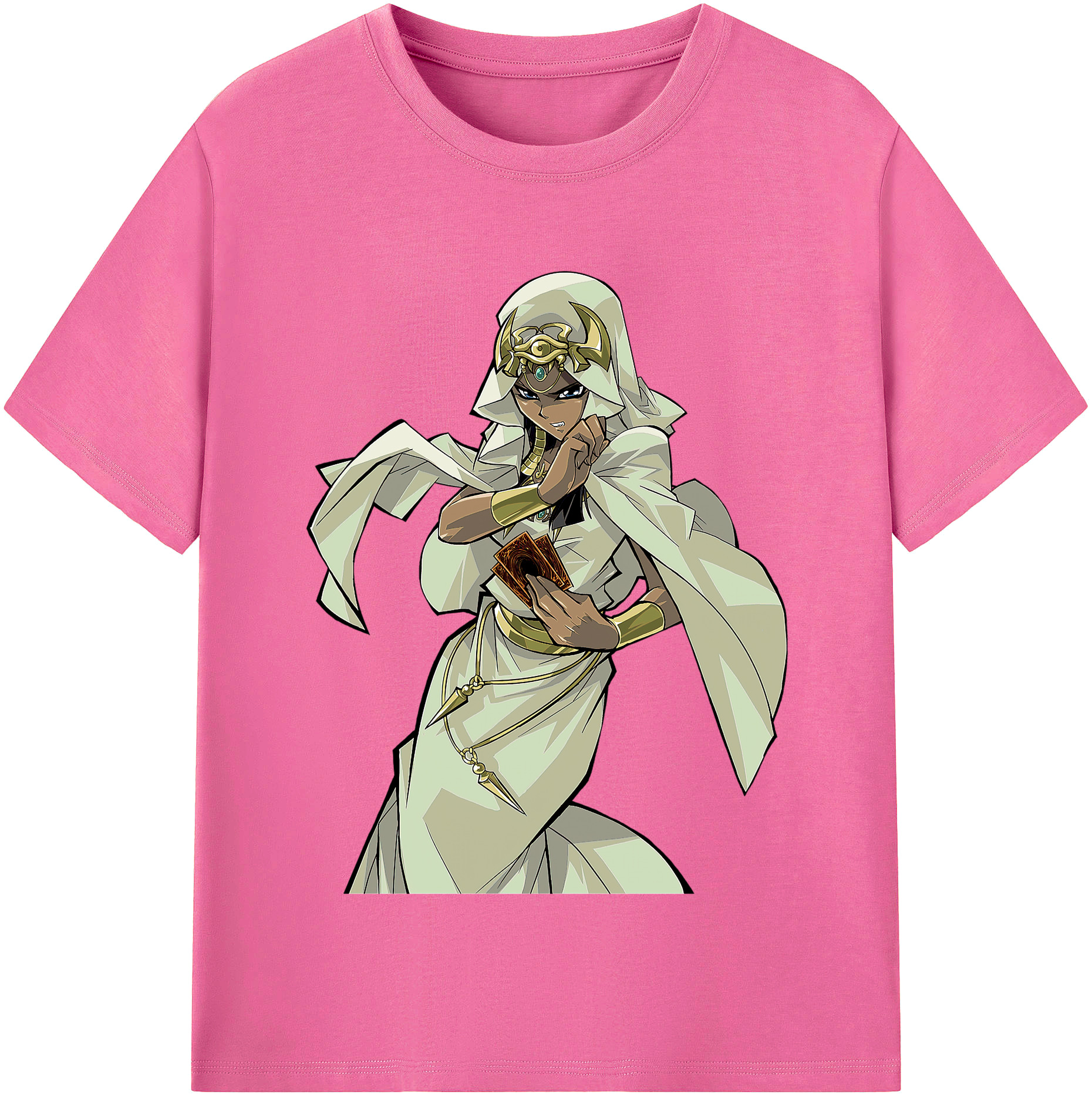 （画像用） 遊☆戯☆王 Yu-Gi-Oh! レディースカジュアルプリントTシャツ（綿100％）